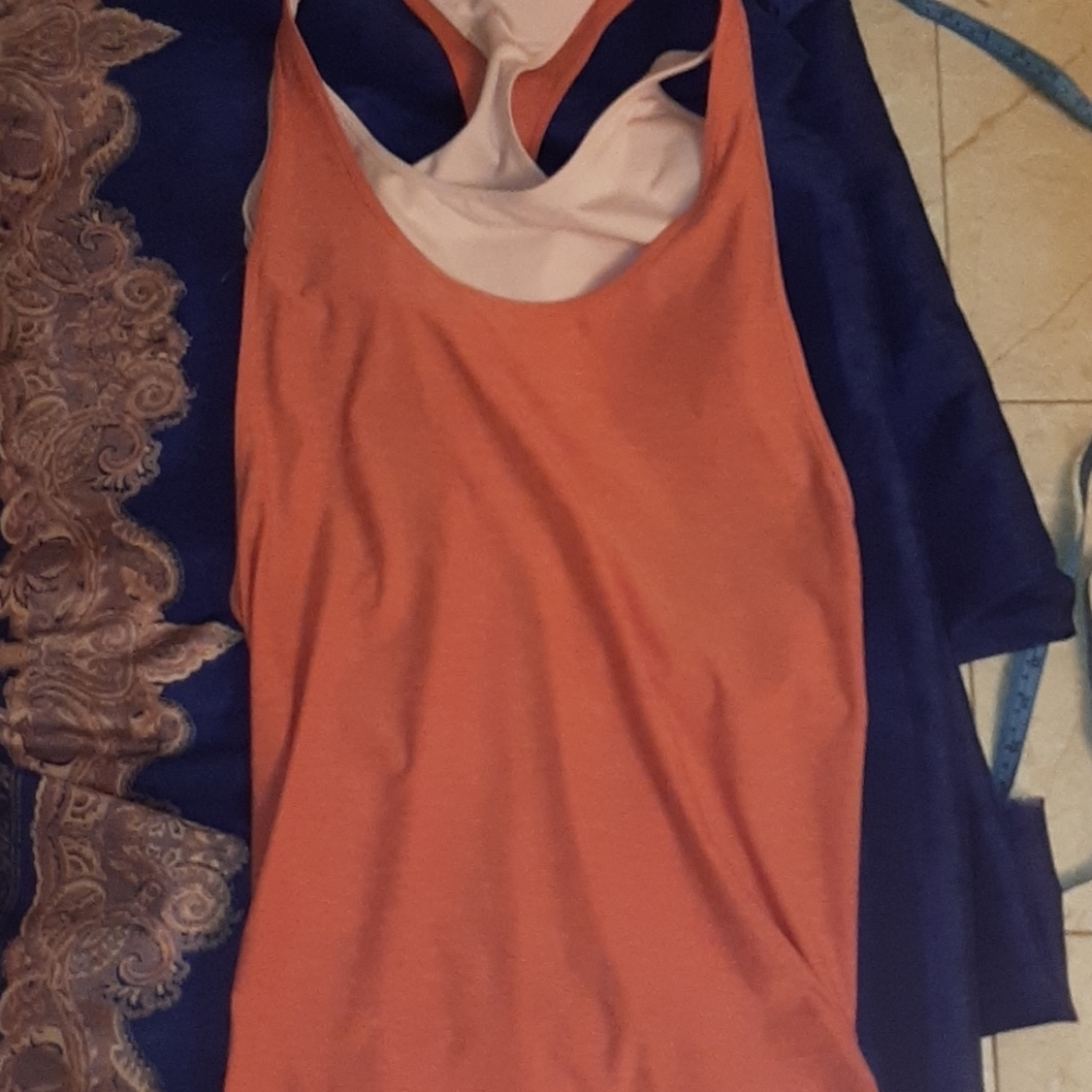 Under Armour athletic top with bra